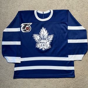 Toronto Maple Leafs 91/92 NHL 75 Anniversary CCM Jersey